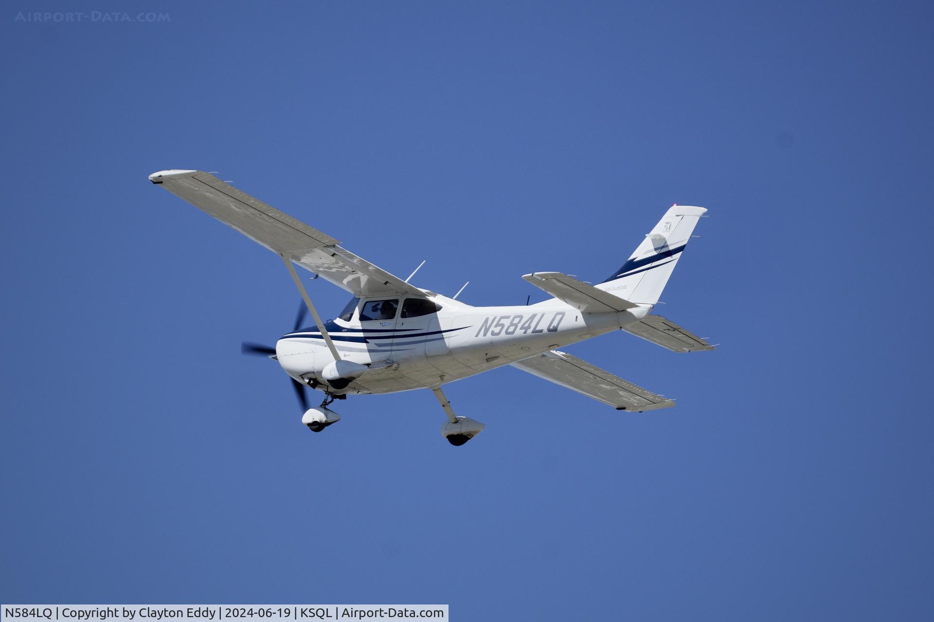 N584LQ, 2005 Cessna 182T Skylane C/N 18281600, San Carlos Airport in California 2024.