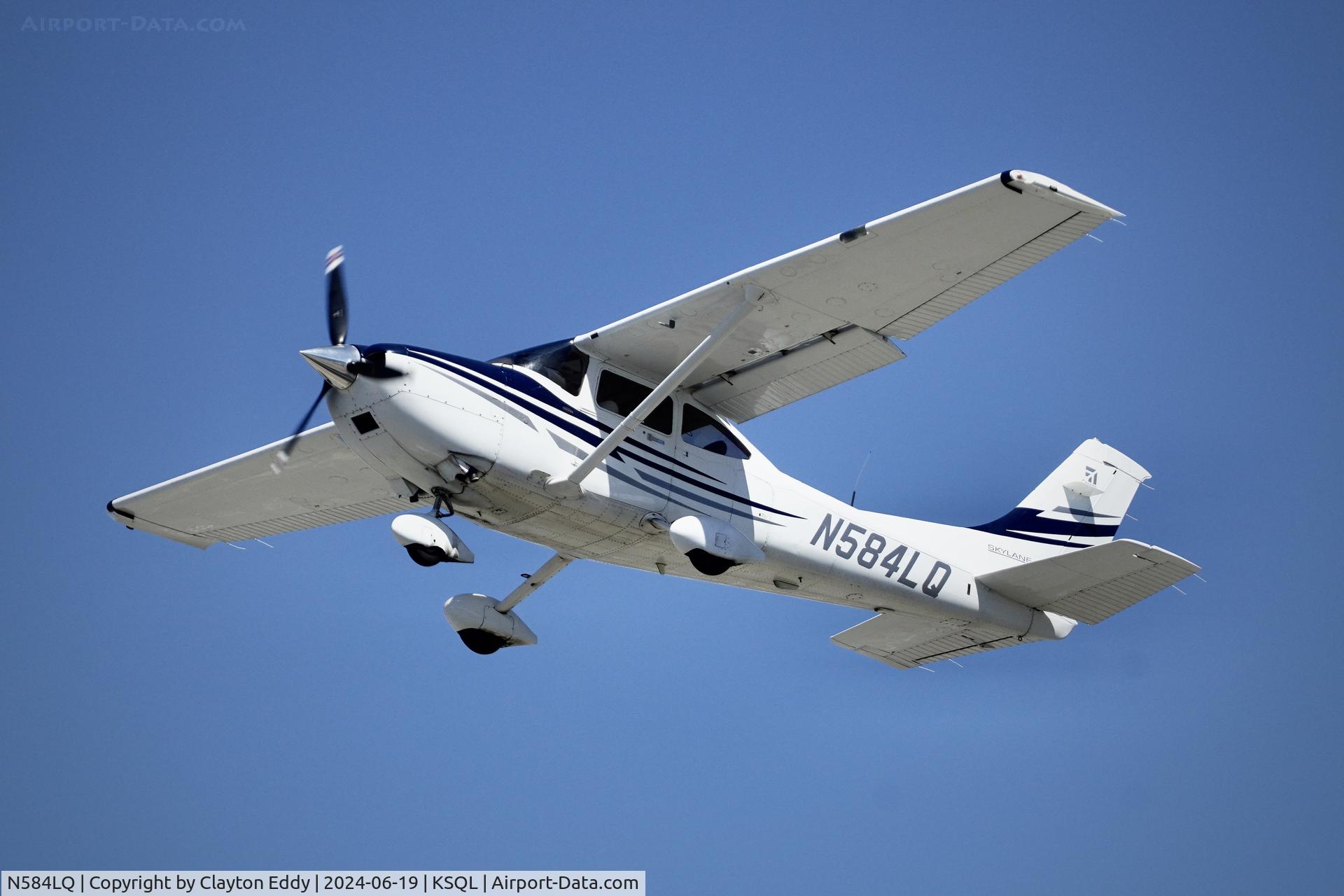 N584LQ, 2005 Cessna 182T Skylane C/N 18281600, San Carlos Airport in California 2024.