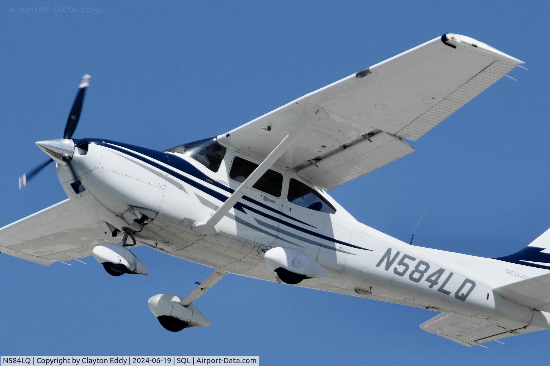 N584LQ, 2005 Cessna 182T Skylane C/N 18281600, San Carlos Airport in California 2024.