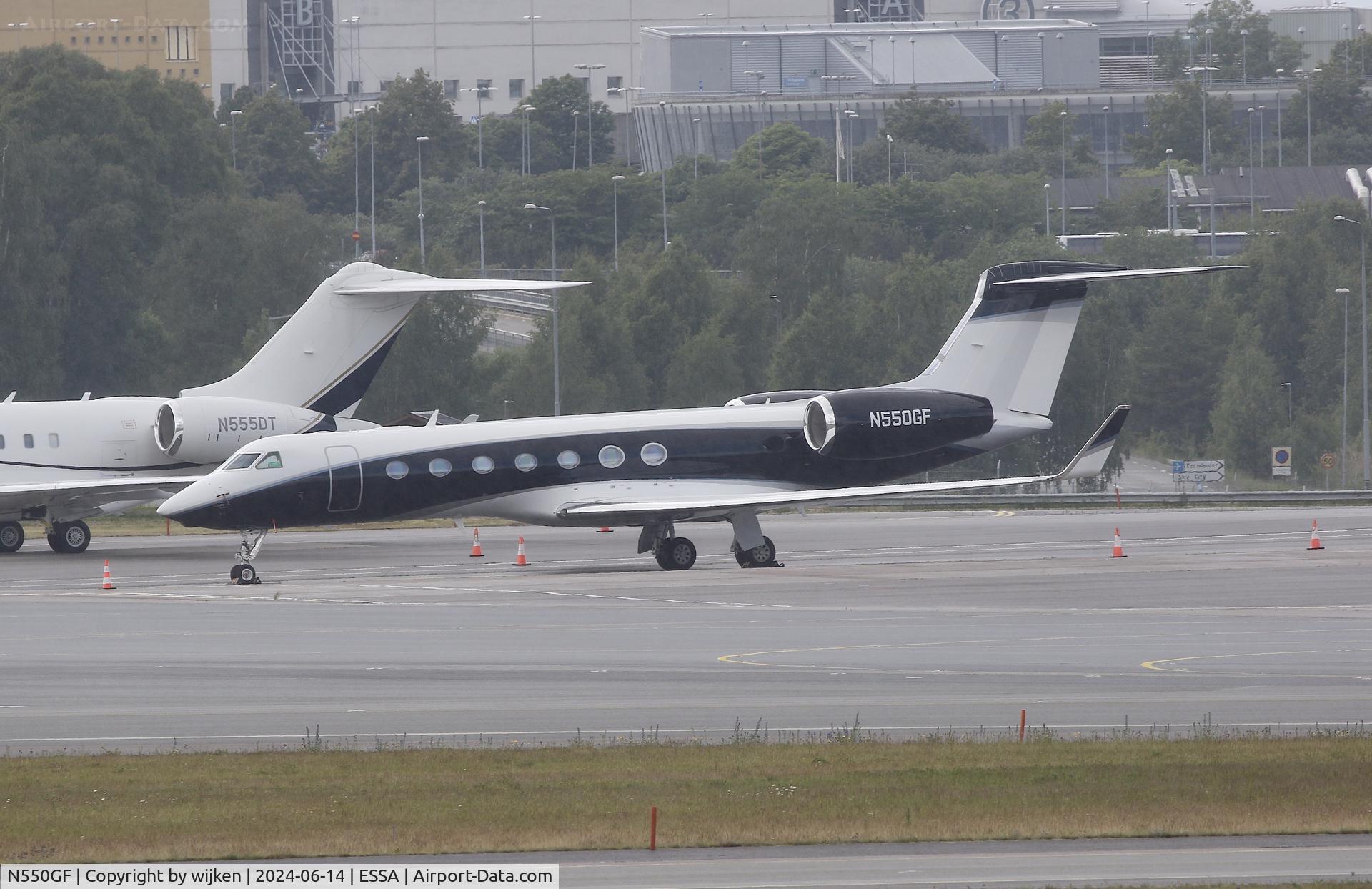 N550GF, 2010 Gulfstream Aerosapce GV-SP (G550) C/N 5284, Ramp M