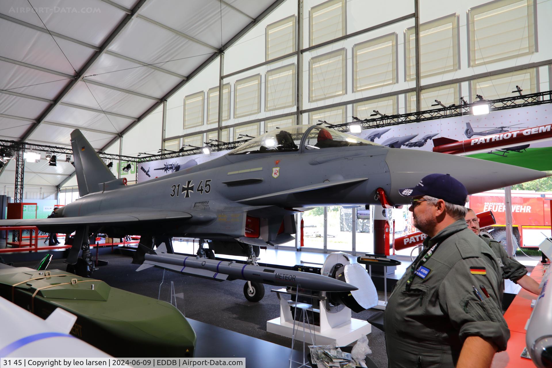 31 45, Eurofighter EF-2000 Typhoon S C/N GS0105, Berlin ILA 9.6.2024