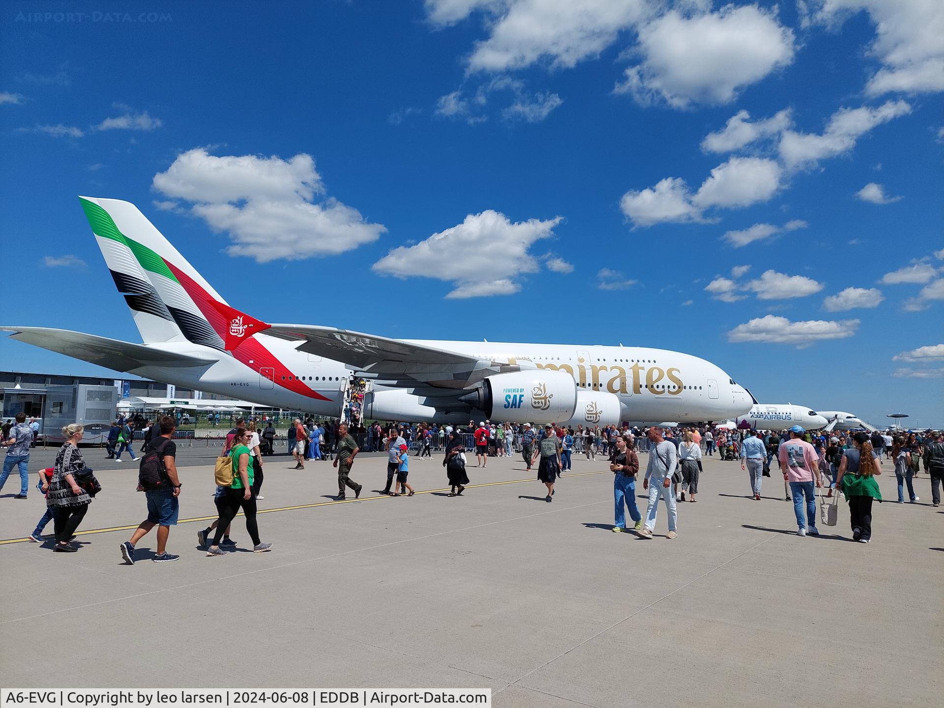 A6-EVG, 2018 Airbus A380-842 C/N 256, Berlin ILA 8.6.2024