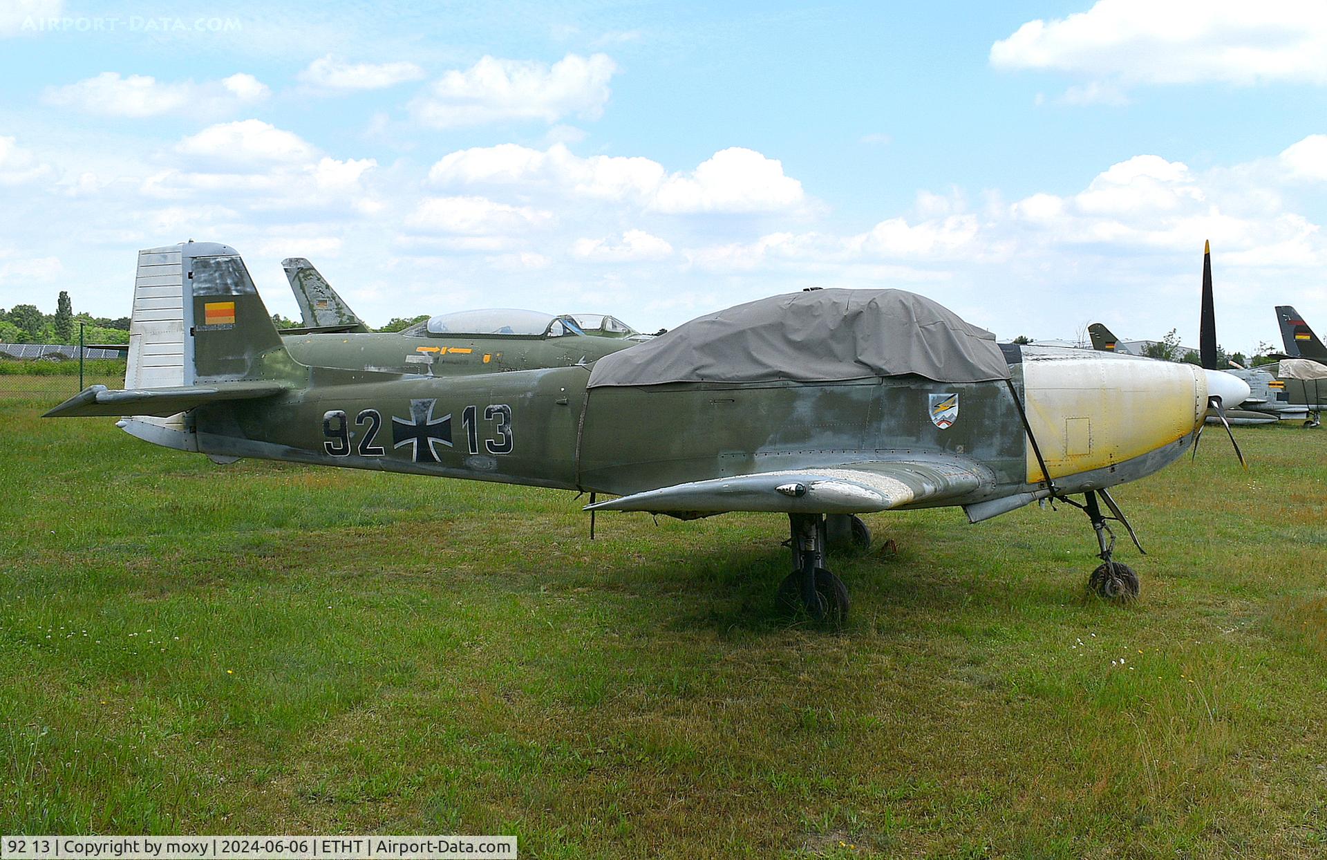 92 13, Piaggio P-149D C/N 309, Piaggio P-149D at the Cottbus Aircraft Museum.