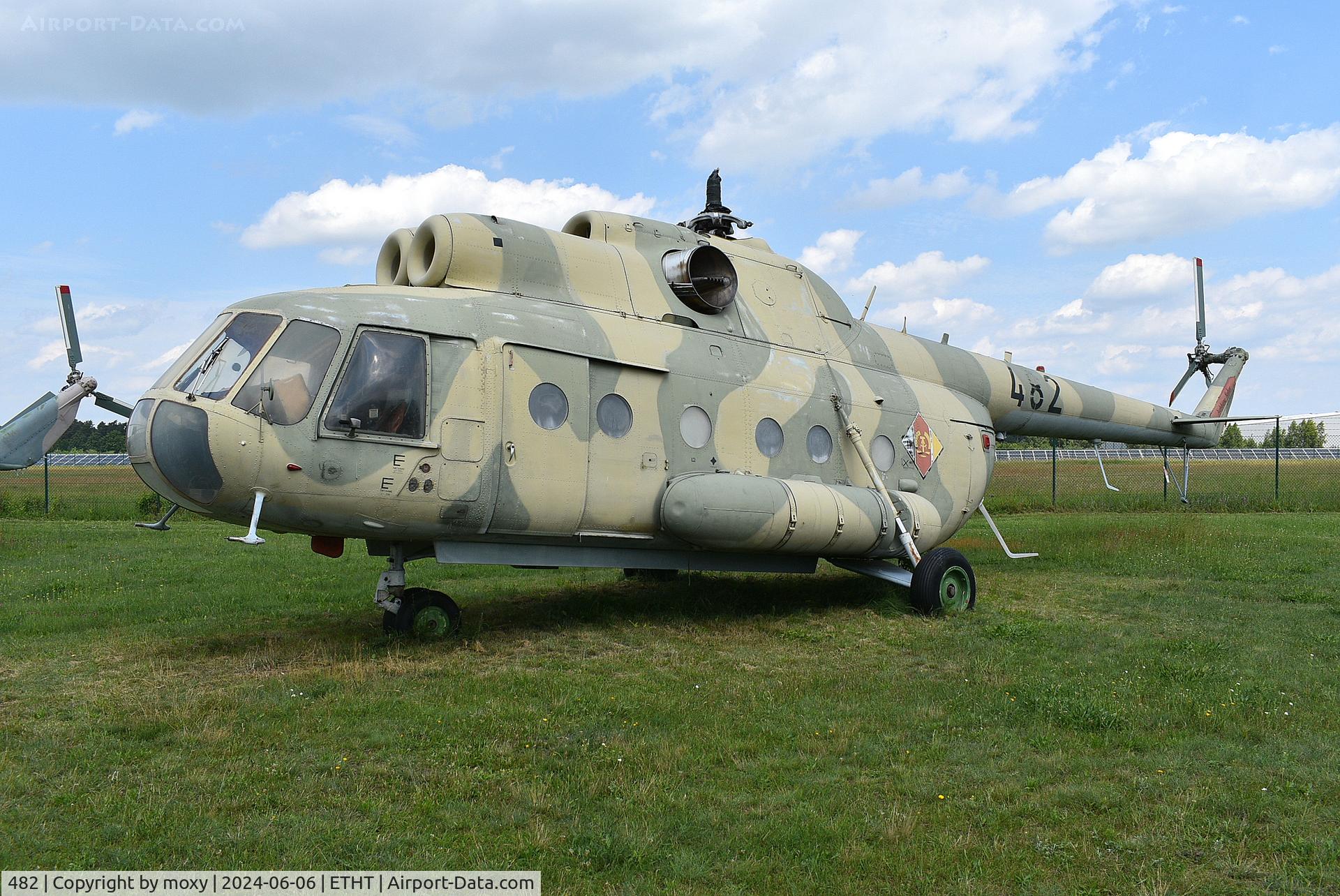 482, 1984 Mil Mi-9 C/N 340001, Mil Mi-9 at the Cottbus Aircraft Museum. Ex 93+98