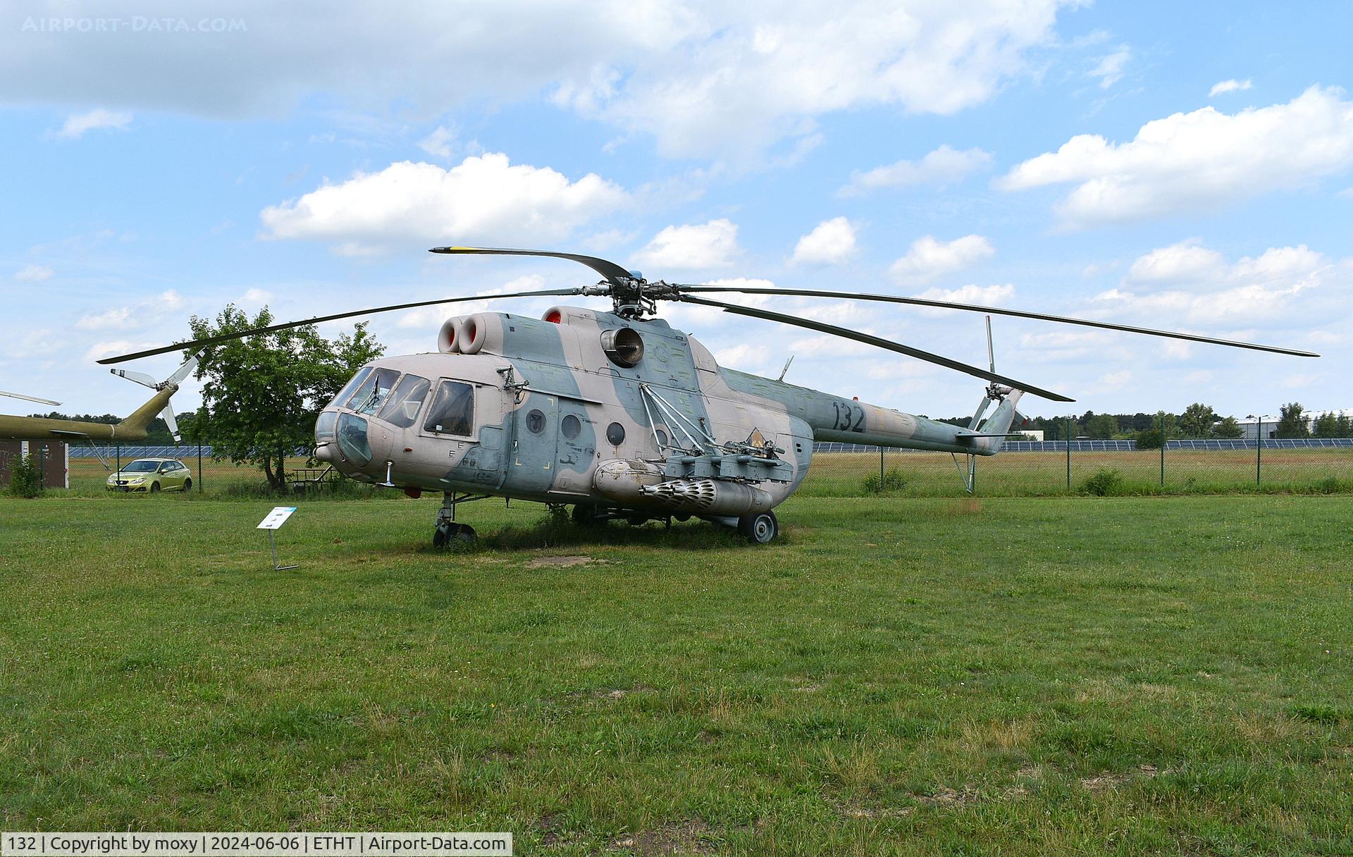 132, 1976 Mil Mi-8TB Hip C/N 10560, Mil Mi-8TVK Hip at the Cottbus Aircraft Museum. Ex 93+68