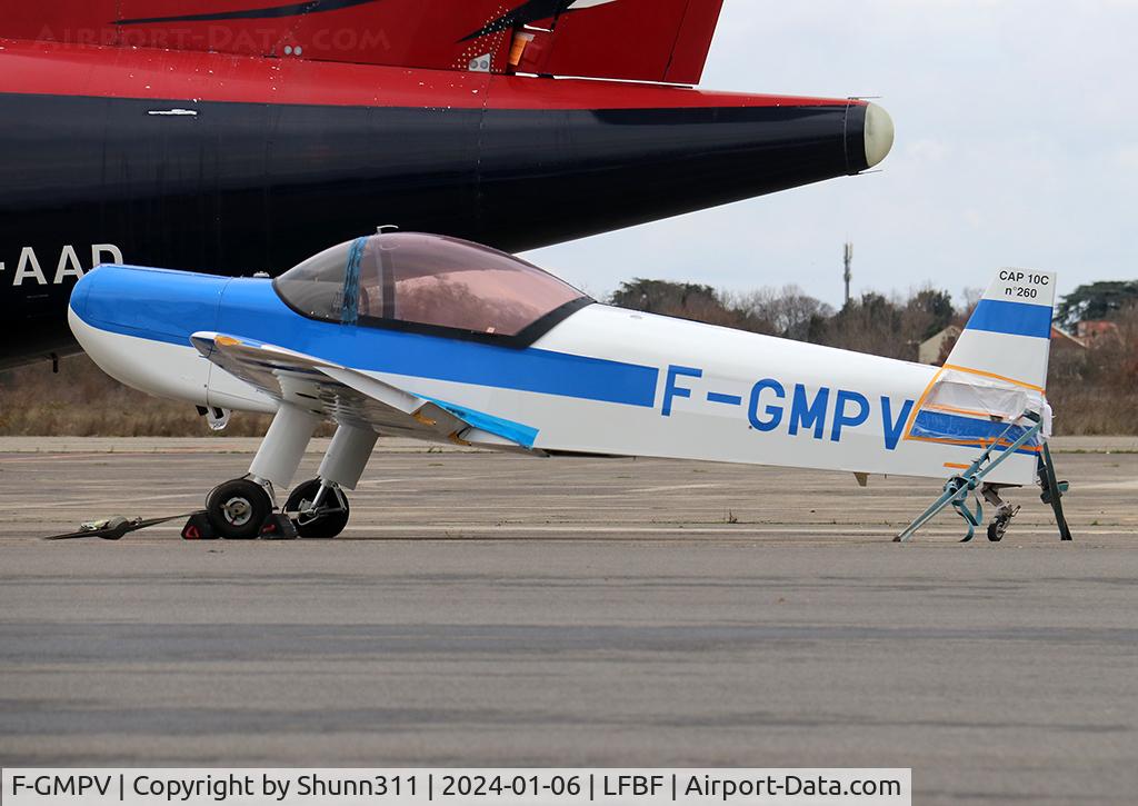 F-GMPV, Mudry CAP-10B C/N 260, Parked and on maintenance... New c/s
