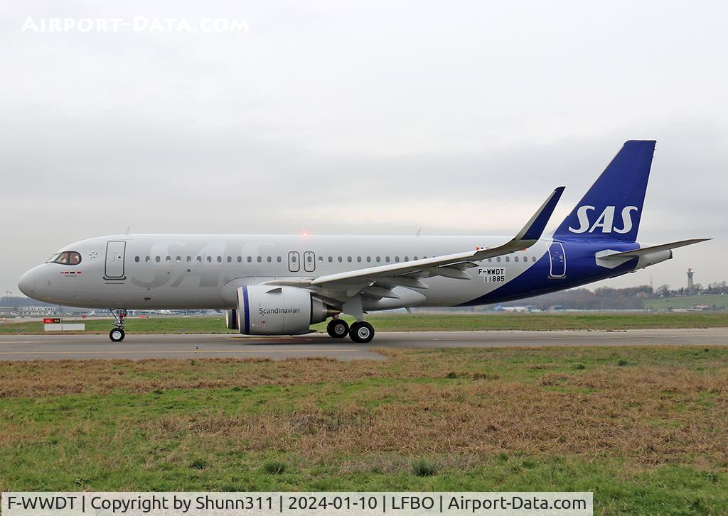 F-WWDT, 2023 Airbus A320-251N C/N 11887, C/n 11887 - To be SE-RZZ