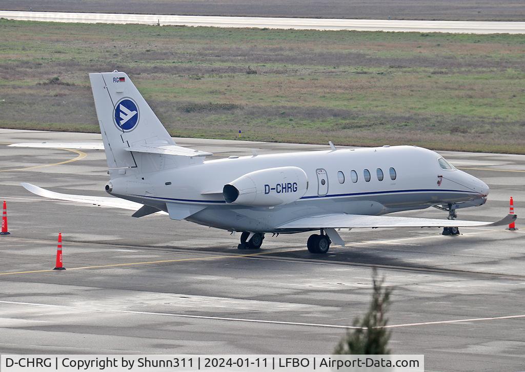 D-CHRG, 2020 Cessna 680A Citation Latitude C/N 680A0238, Parked at the General Aviation area...