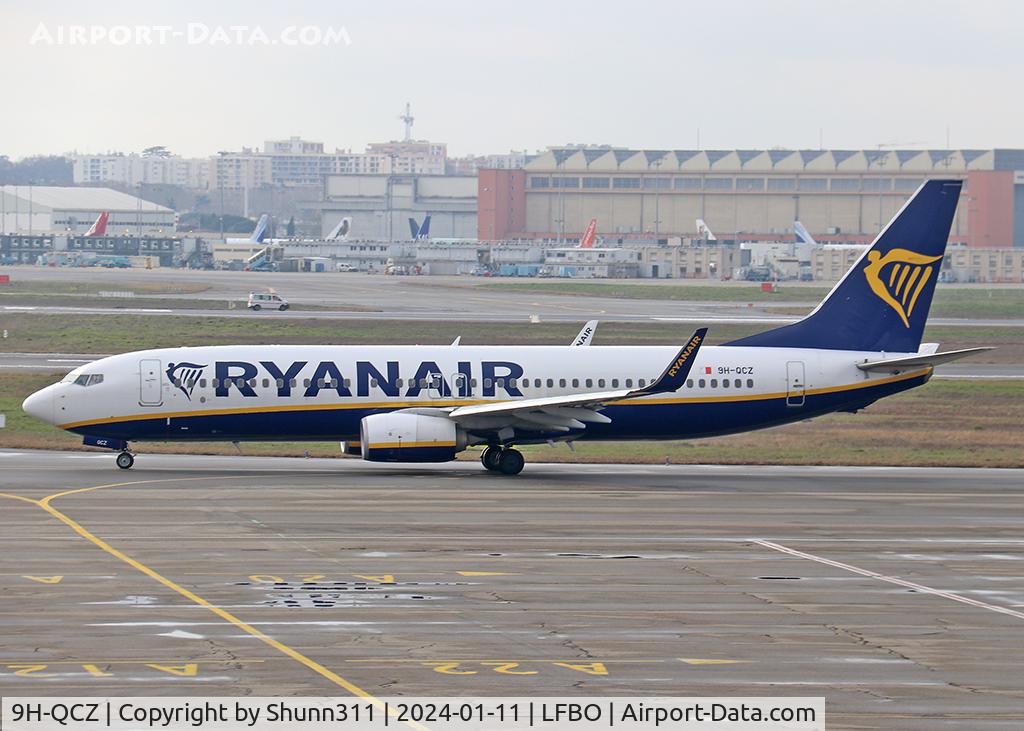 9H-QCZ, 2016 Boeing 737-8AS C/N 44748, Taxiing holding point rwy 32R for departure...