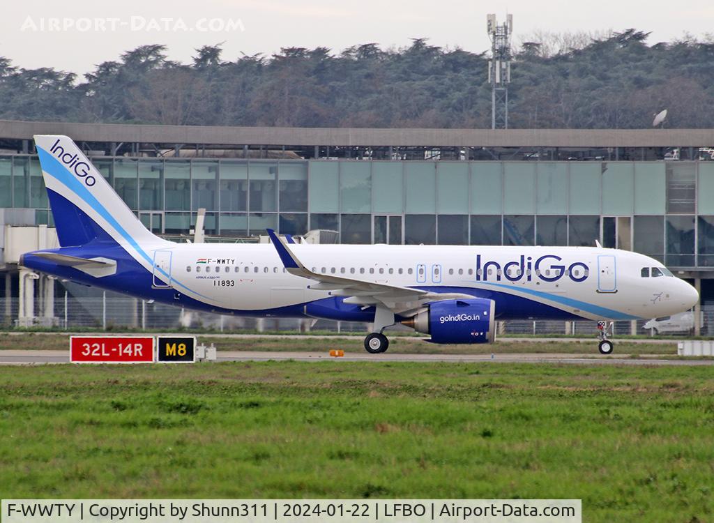 F-WWTY, 2023 Airbus A320-251N C/N 11893, C/n 11893 - To be VT-IQQ