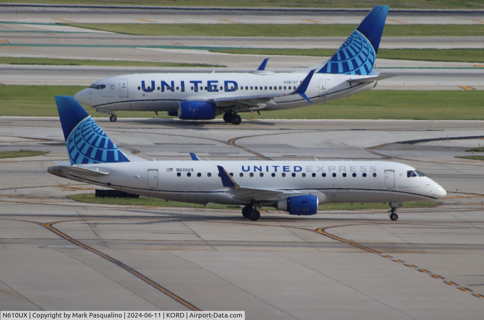 N610UX, 2019 Embraer 175LR (ERJ-170-200LR) C/N 17000808, ERJ-170-200LR