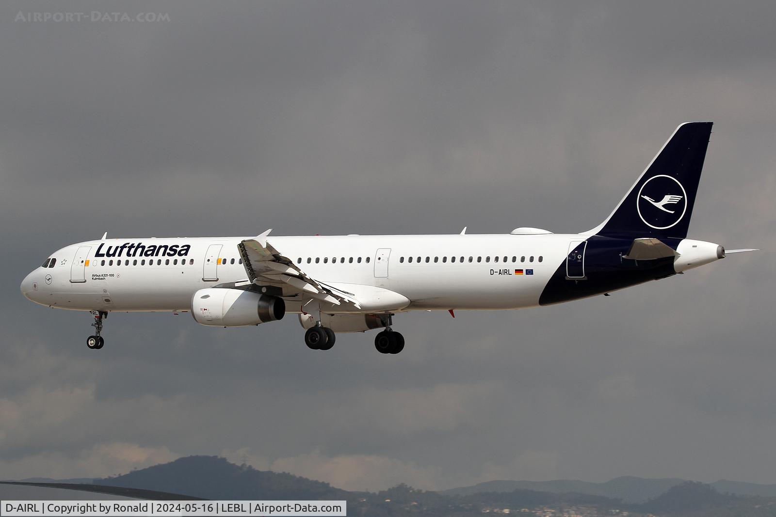D-AIRL, 1994 Airbus A321-131 C/N 505, at bcn