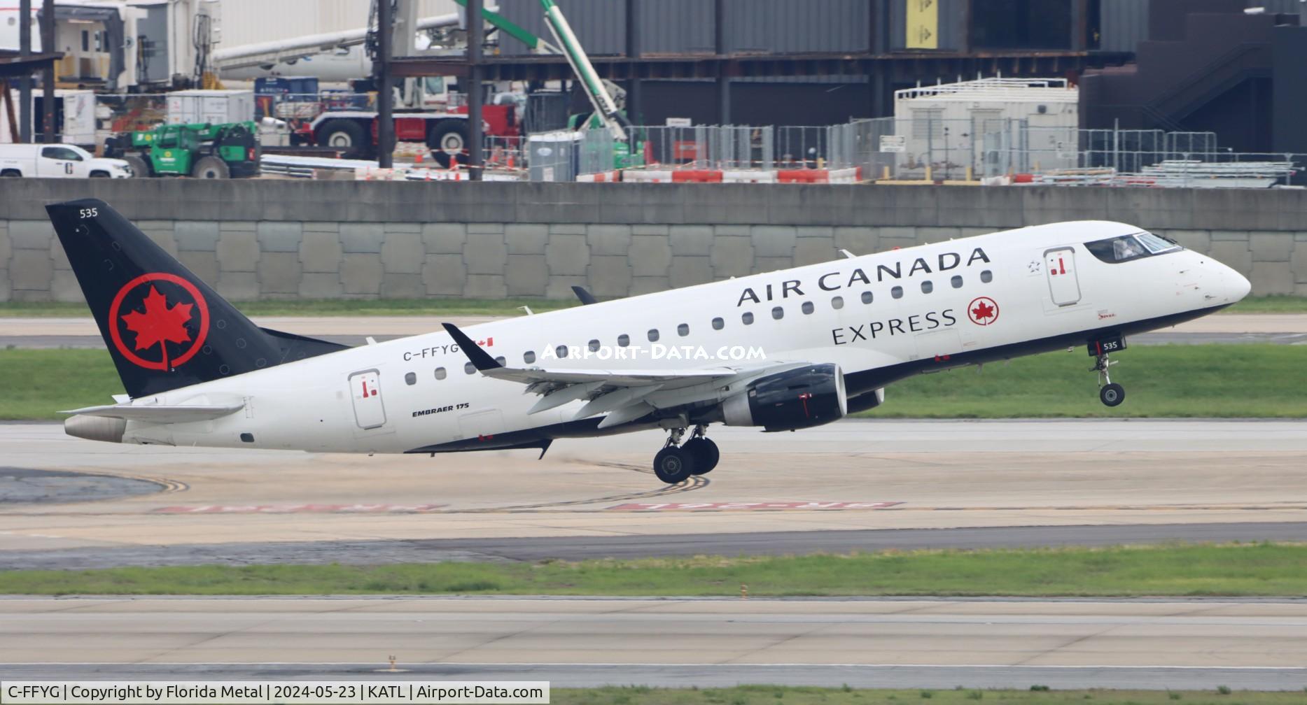 C-FFYG, 2005 Embraer 175SU (ERJ-170-200SU) C/N 17000116, ACA E175 zx ATL-YYZ