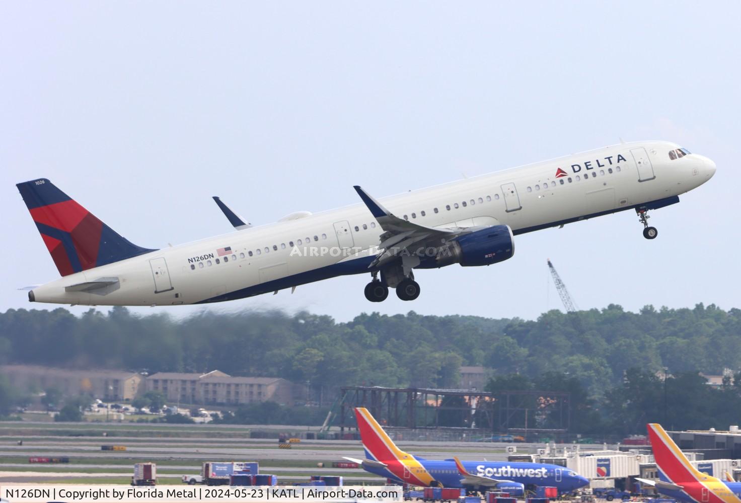 N126DN, 2021 Airbus A321-211 C/N 10297, DAL A321 zx ATL-IAH