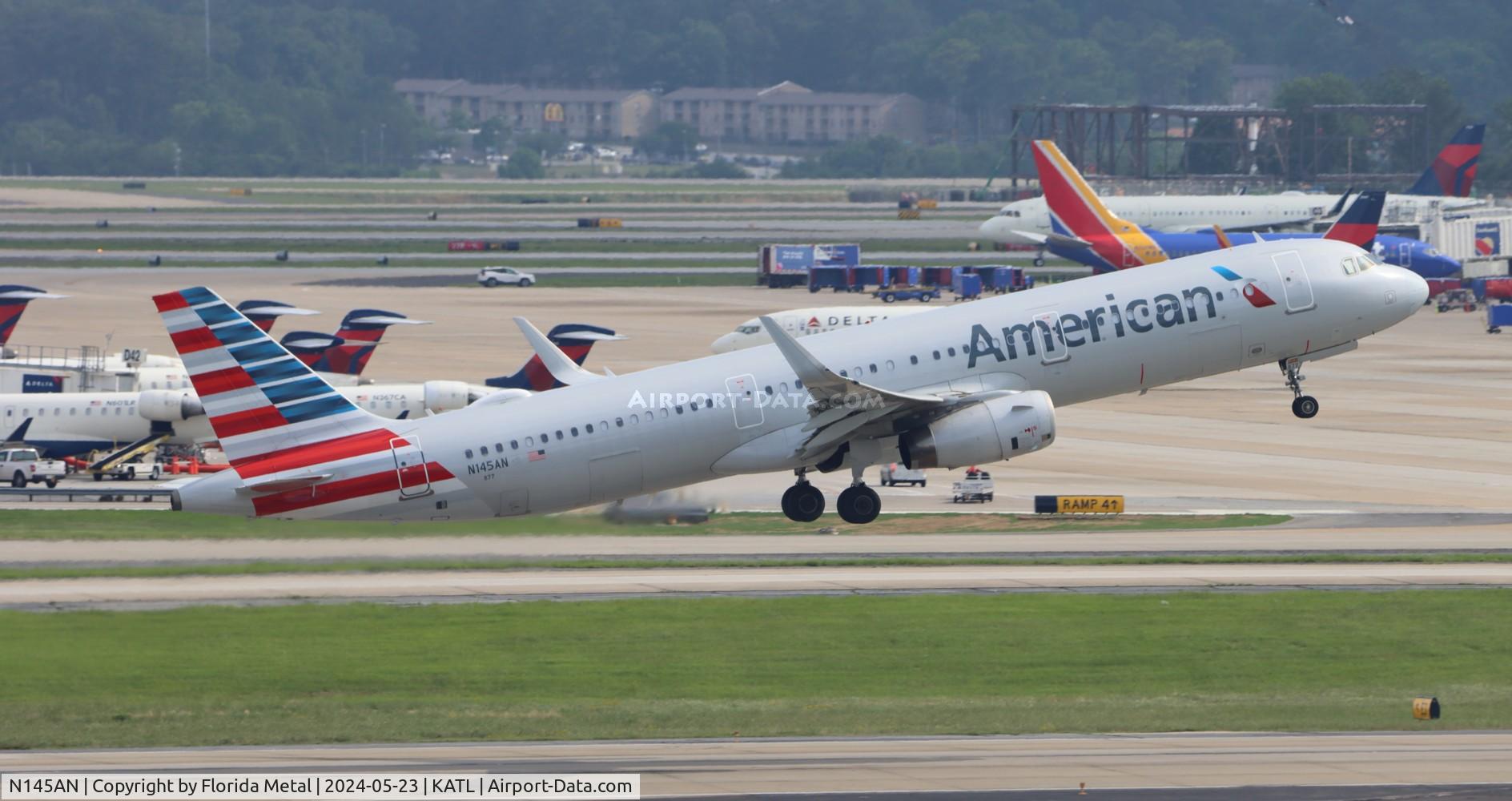 N145AN, 2015 Airbus A321-231 C/N 6783, AAL A321 zx ATL-DFW