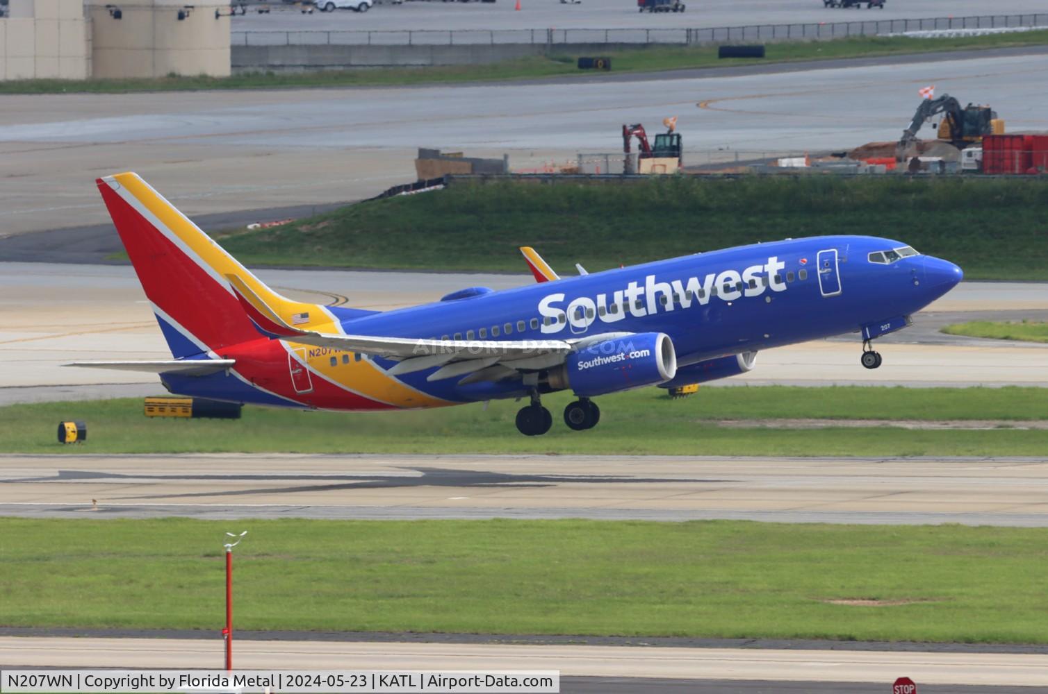 N207WN, 2005 Boeing 737-7H4 C/N 34012, SWA 737 zx ATL-DCA