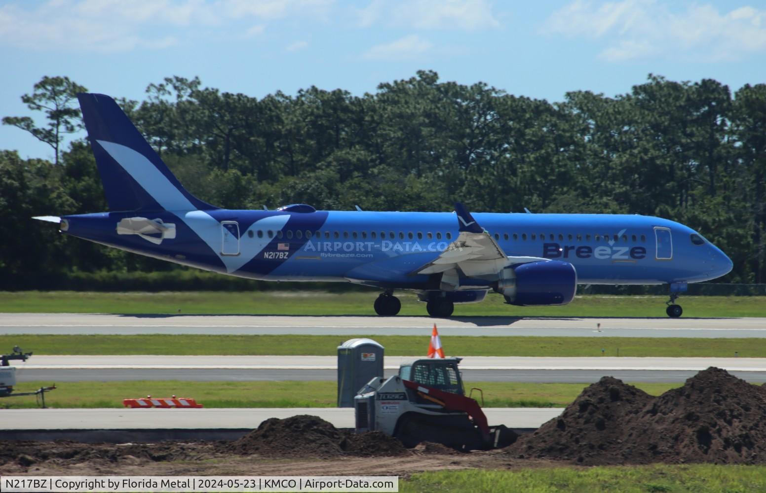 N217BZ, 2022 Airbus A220-371 C/N 55178, MXY A223 zx MCO-CRW