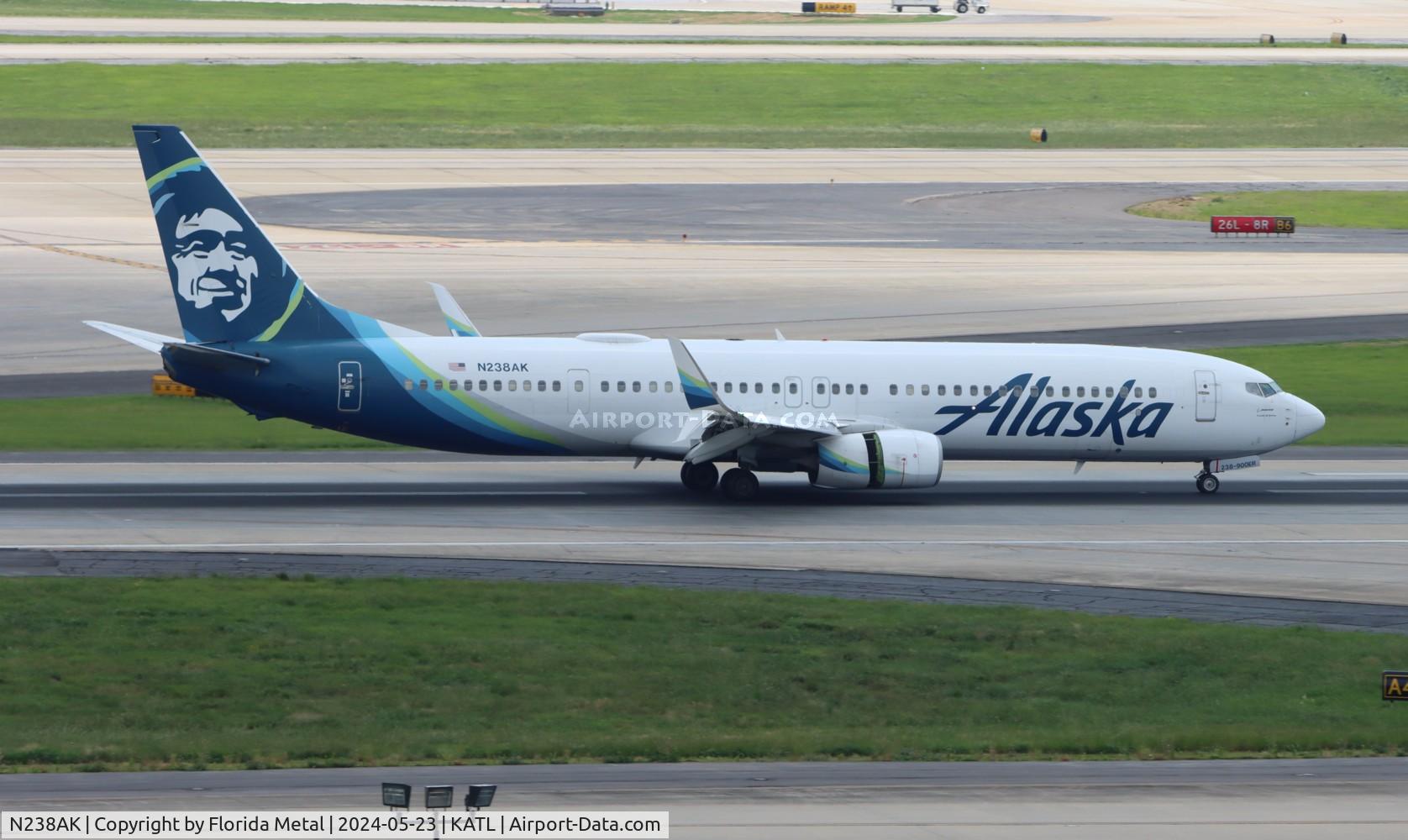 N238AK, 2016 Boeing 737-990/ER C/N 62681, ASA 739 zx SEA-ATL