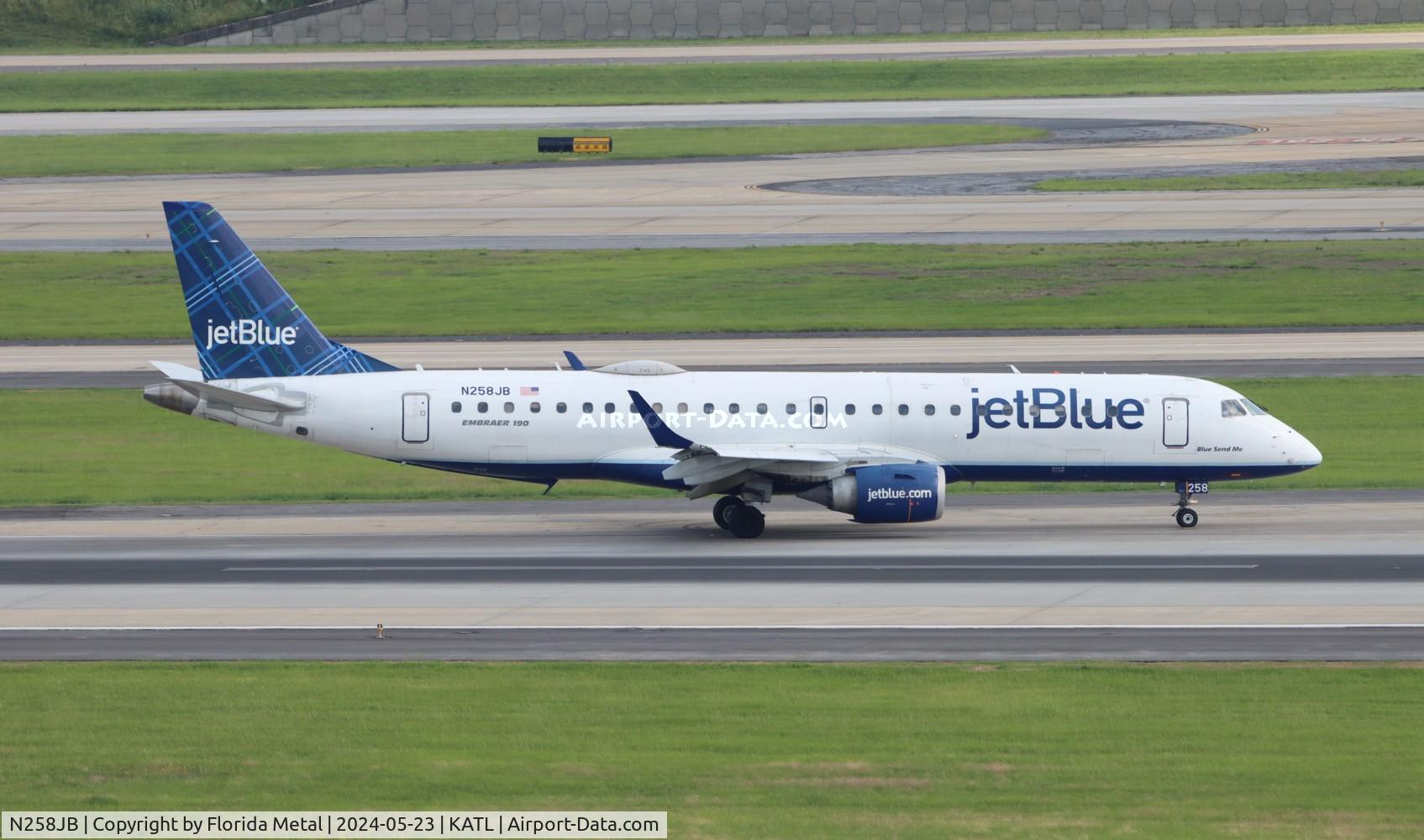 N258JB, 2006 Embraer 190AR (ERJ-190-100IGW) C/N 19000047, JBU E190 zx BOS-ATL