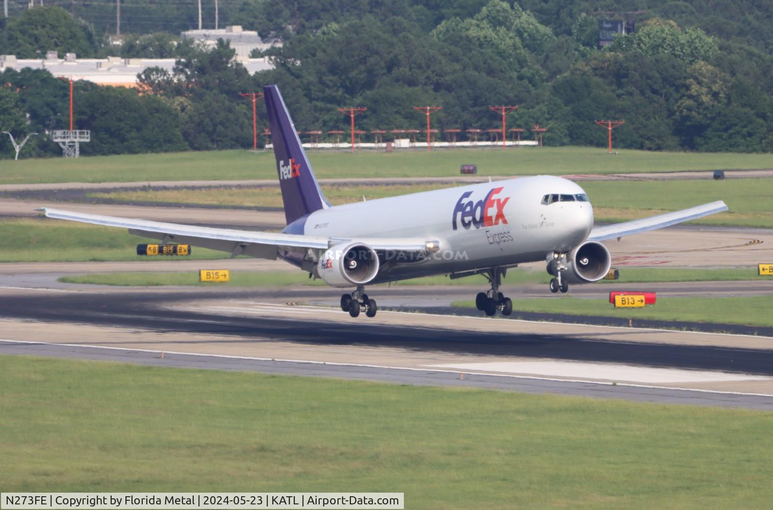 N273FE, 2020 Boeing 767-300F C/N 66243, FDX 767-300F zx MEM-ATL
