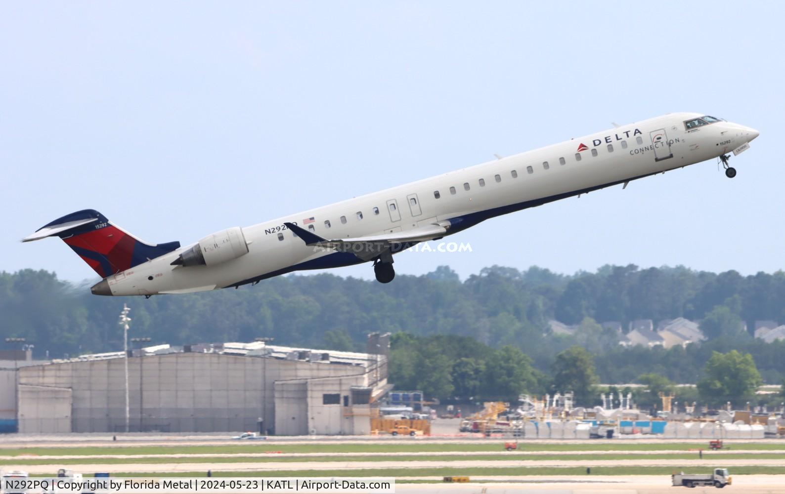 N292PQ, 2013 Bombardier CRJ-900 (CL-600-2D24) C/N 15292, EDV/DAL CRJ9 zx ATL-LFT