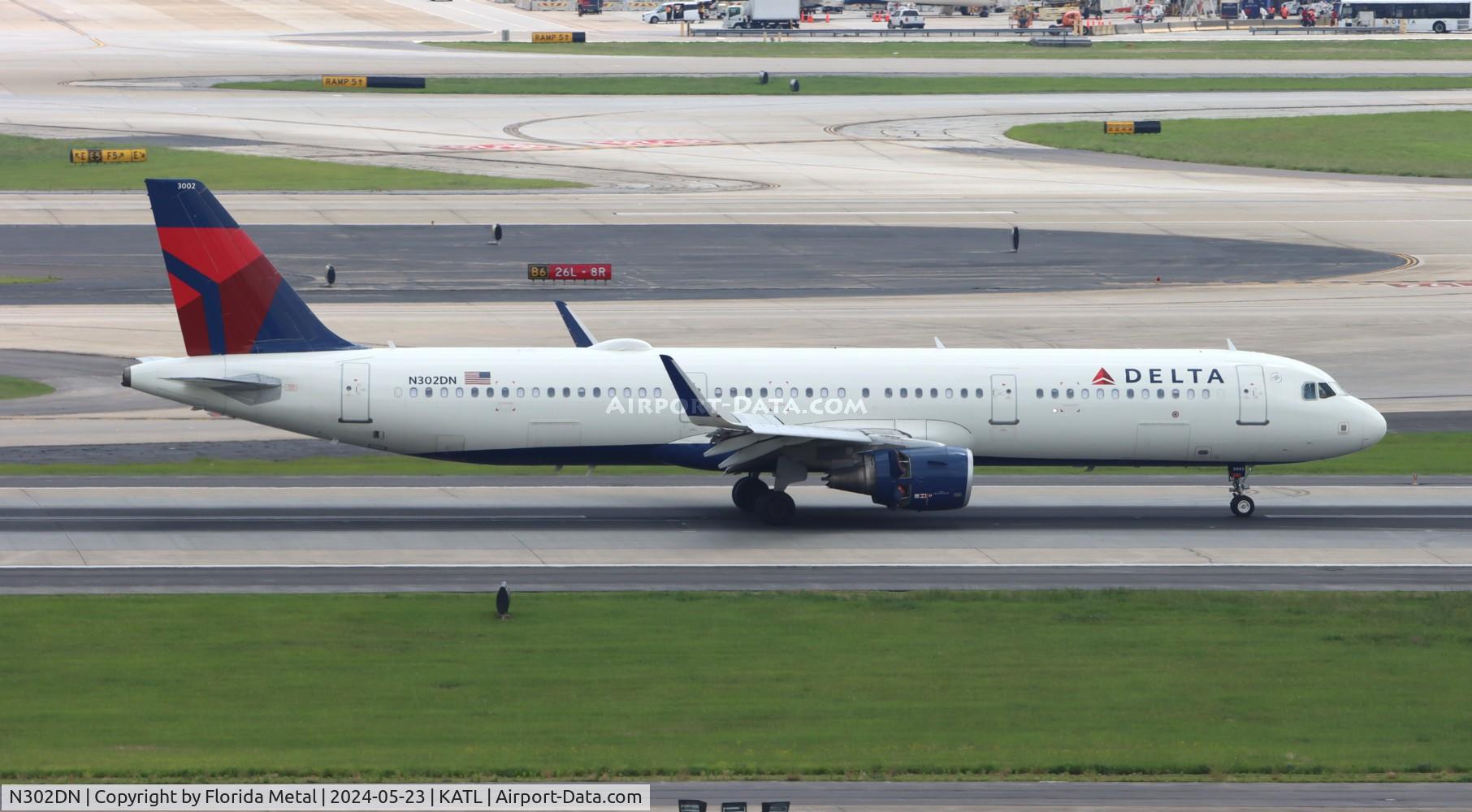 N302DN, 2016 Airbus A321-211 C/N 7031, DAL A321 zx ROC-ATL