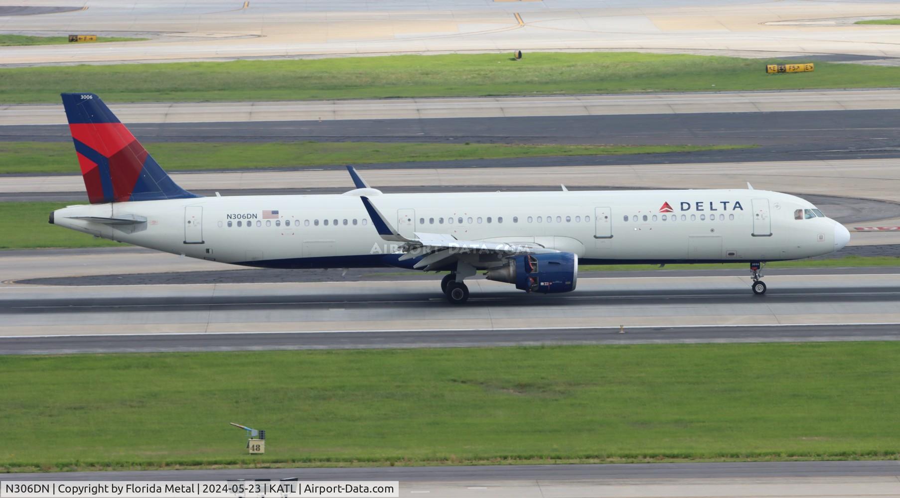 N306DN, 2016 Airbus A321-211 C/N 7165, DAL A321 zx DCA-ATL