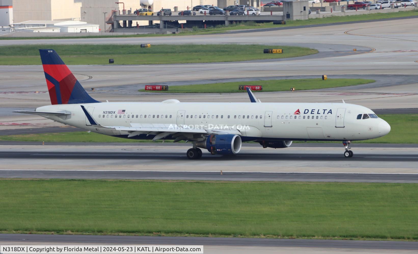N318DX, 2017 Airbus A321-231 C/N 7441, DAL A321 zx LGA-ATL