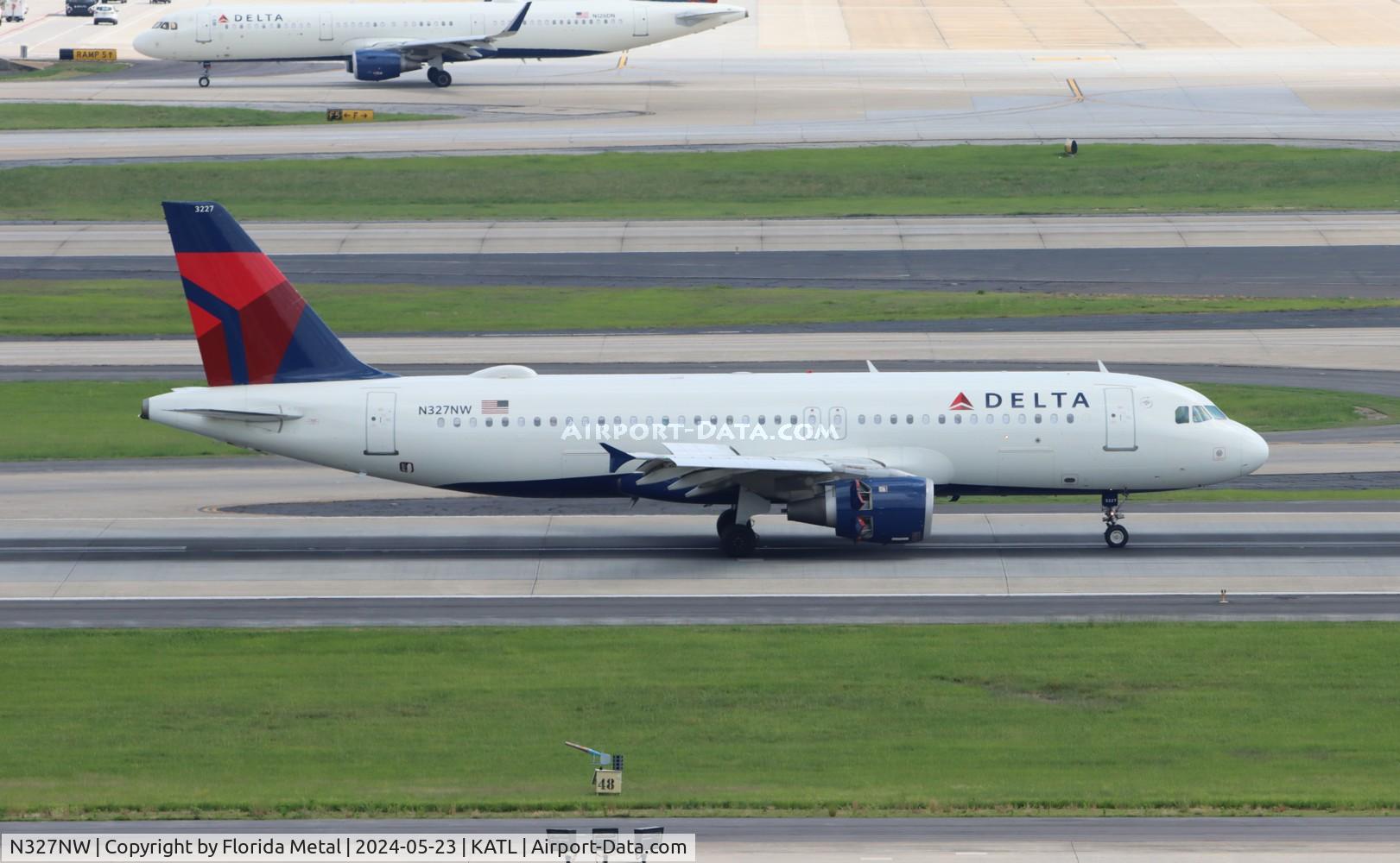 N327NW, 1992 Airbus A320-211 C/N 297, DAL A320 zx CLE-ATL