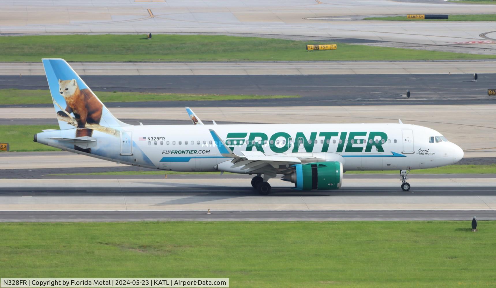 N328FR, 2018 Airbus A320-251N C/N 8118, FFT A32N Scout zx PHL-ATL