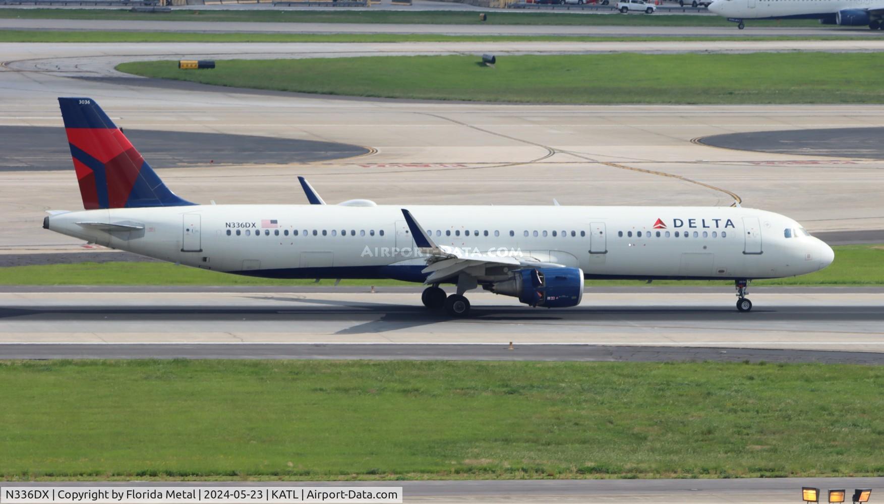 N336DX, 2018 Airbus A321-211 C/N 8063, DAL A321 zx DTW-ATL