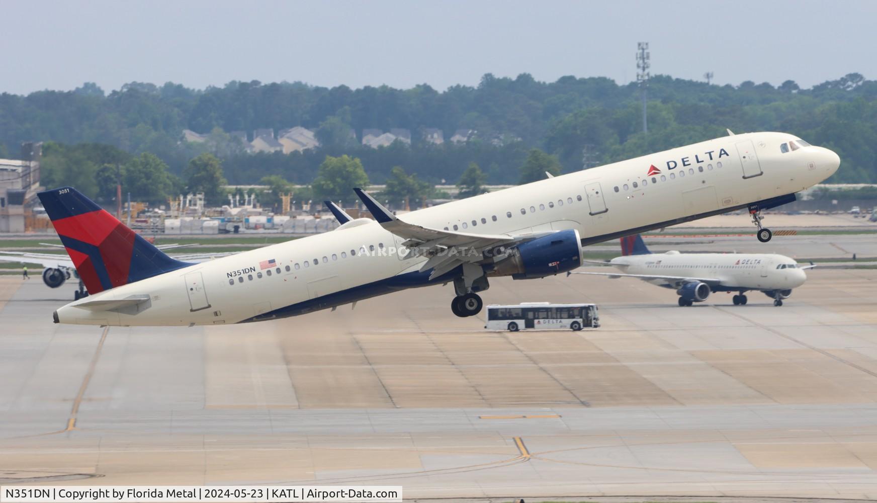 N351DN, 2018 Airbus A321-211 C/N 8251, DAL A321 zx ATL-LAX