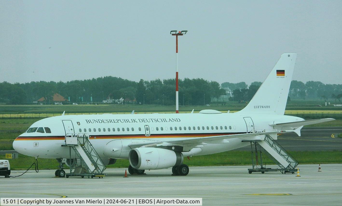 15 01, 2009 Airbus ACJ319 (A319-133/CJ) C/N 3897, Ostend, Belgium