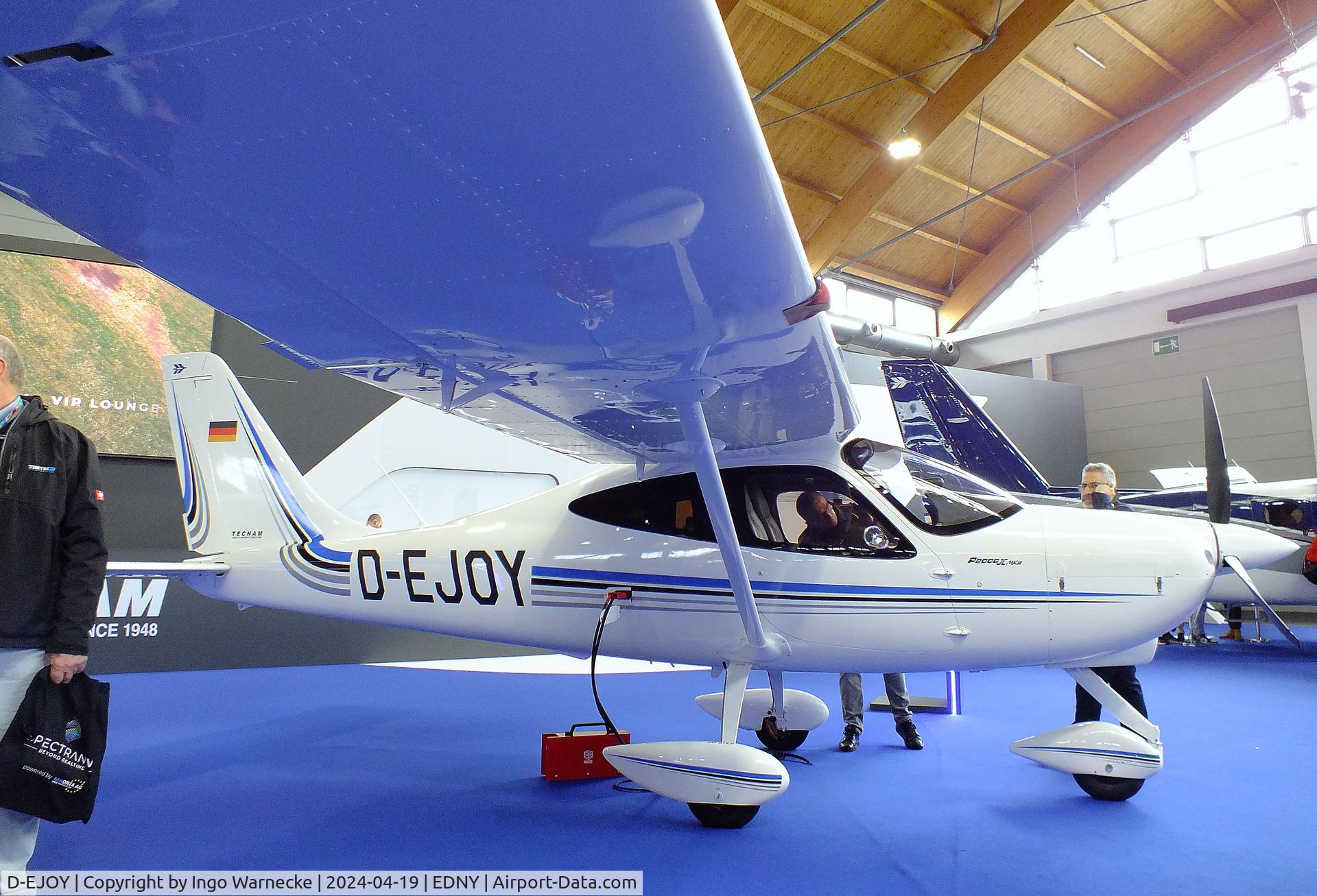 D-EJOY, Tecnam P2008 JC Mk II C/N not found_D-EJOY, Tecnam P2008 JC Mk II at the AERO 2024, Friedrichshafen