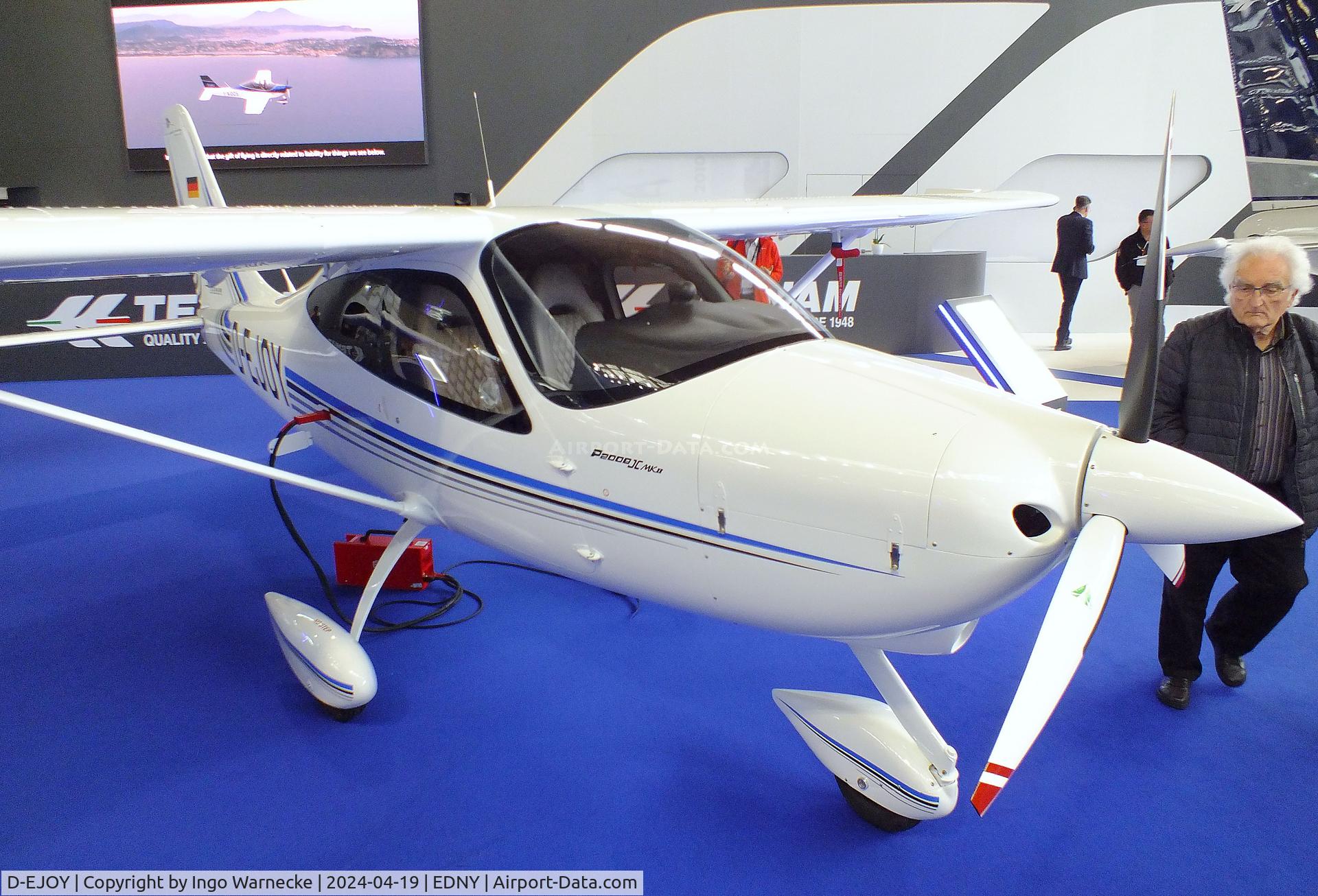 D-EJOY, Tecnam P2008 JC Mk II C/N not found_D-EJOY, Tecnam P2008 JC Mk II at the AERO 2024, Friedrichshafen