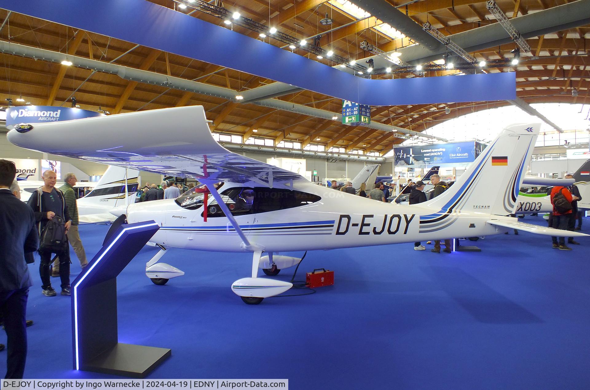 D-EJOY, Tecnam P2008 JC Mk II C/N not found_D-EJOY, Tecnam P2008 JC Mk II at the AERO 2024, Friedrichshafen