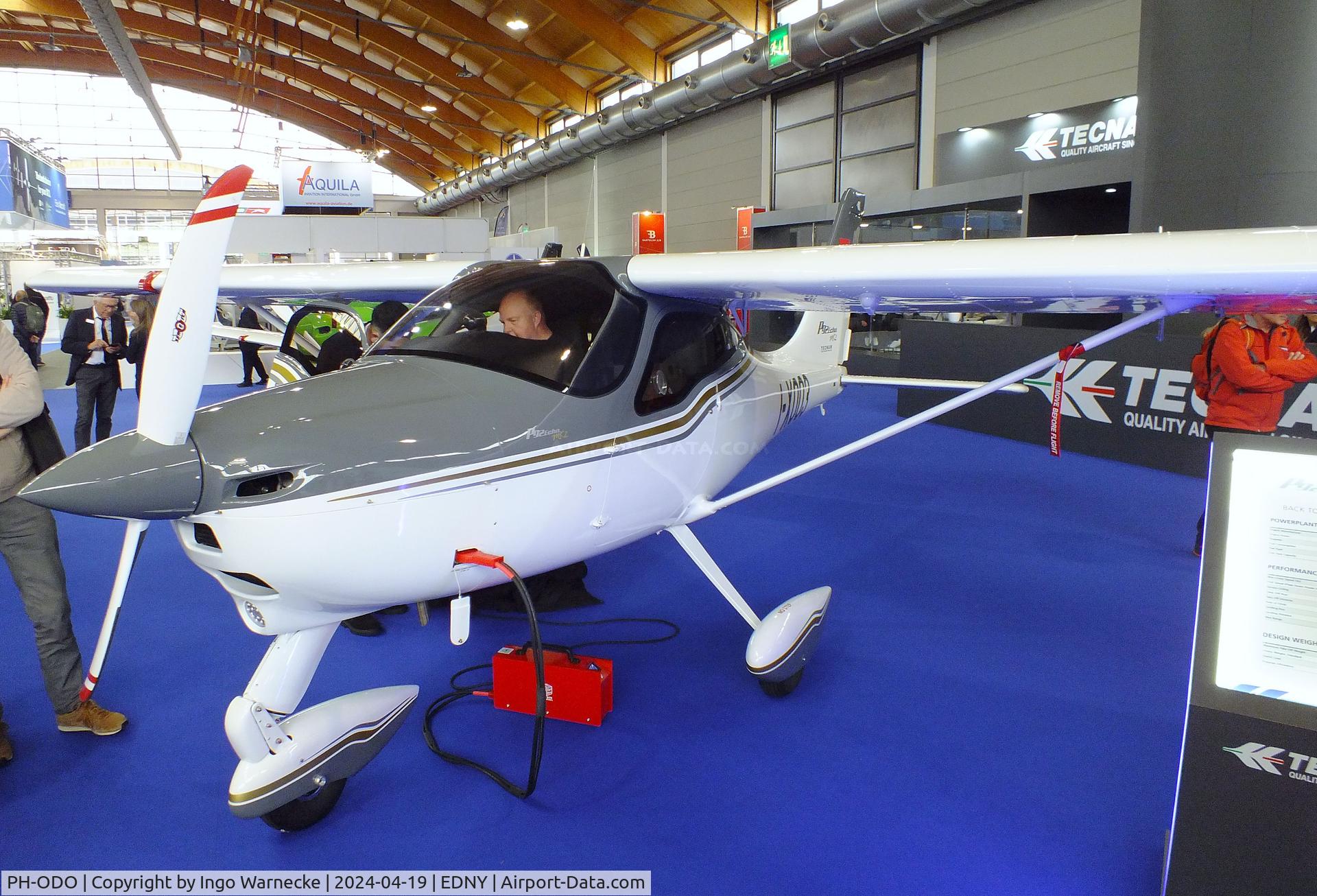PH-ODO, Tecnam P92 Echo Mk II C/N not found_PH-ODO, Tecnam P92 Echo Mk II (still carrying reg 'I-X003' on port side) at the AERO 2024, Friedrichshafen