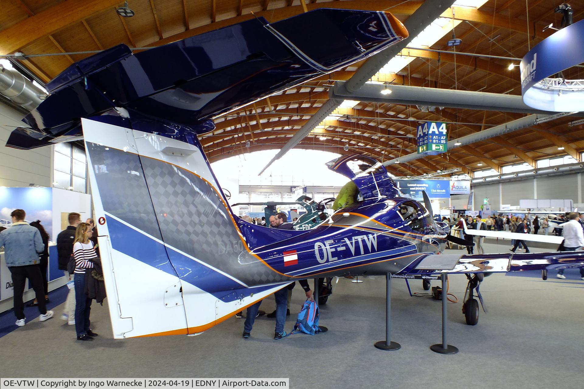 OE-VTW, 2020 Diamond DA-50RG C/N 50.004, Diamond DA-50RG CD-300 at the AERO 2024, Friedrichshafen