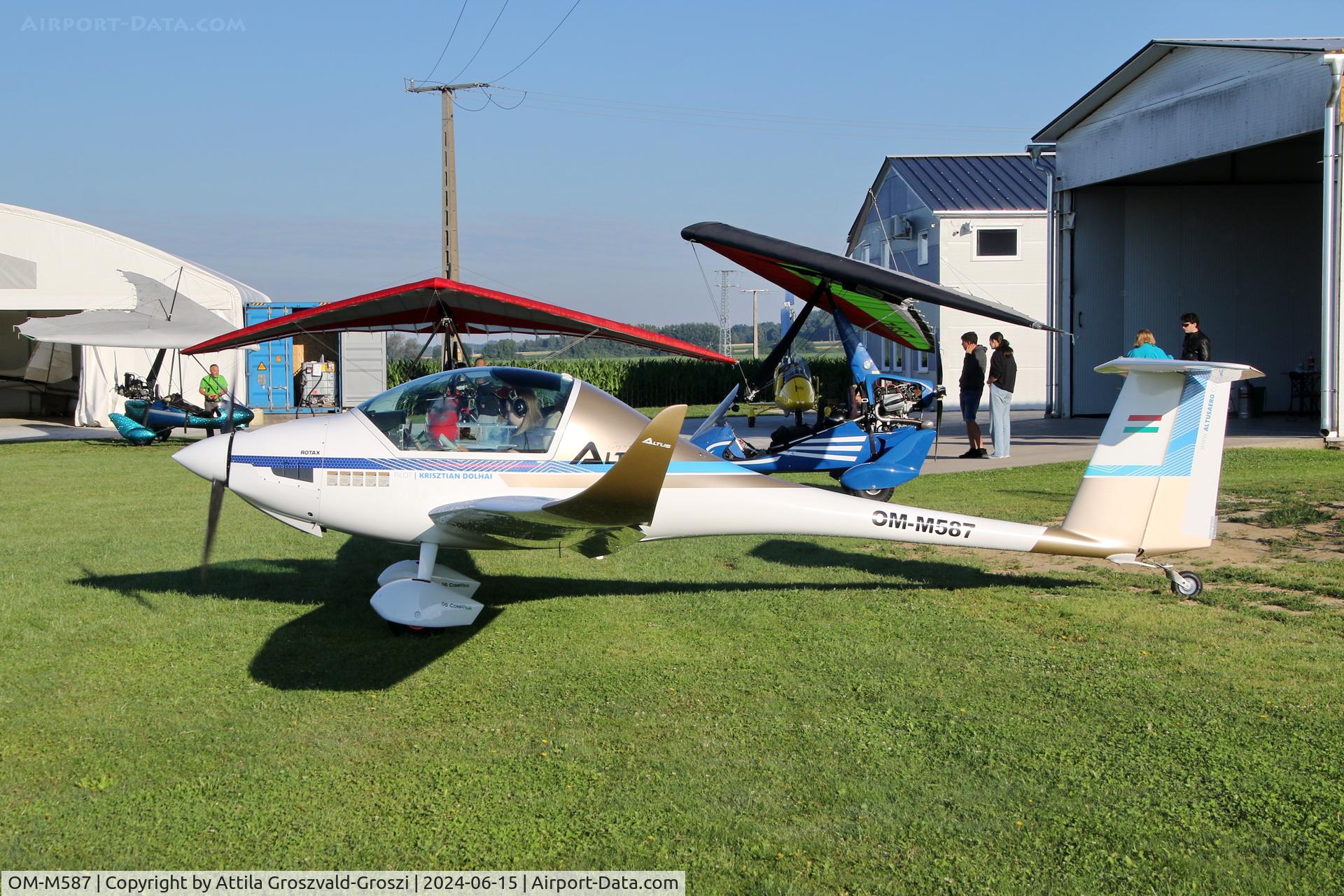 OM-M587, 2023 Altus Aero Altus C/N 002, Becsehely, Mura Airport, Hungary - Mura Cup UL Championship 2024