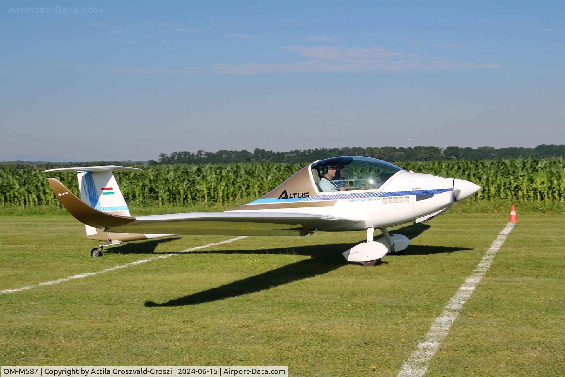 OM-M587, 2023 Altus Aero Altus C/N 002, Becsehely, Mura Airport, Hungary - Mura Cup UL Championship 2024