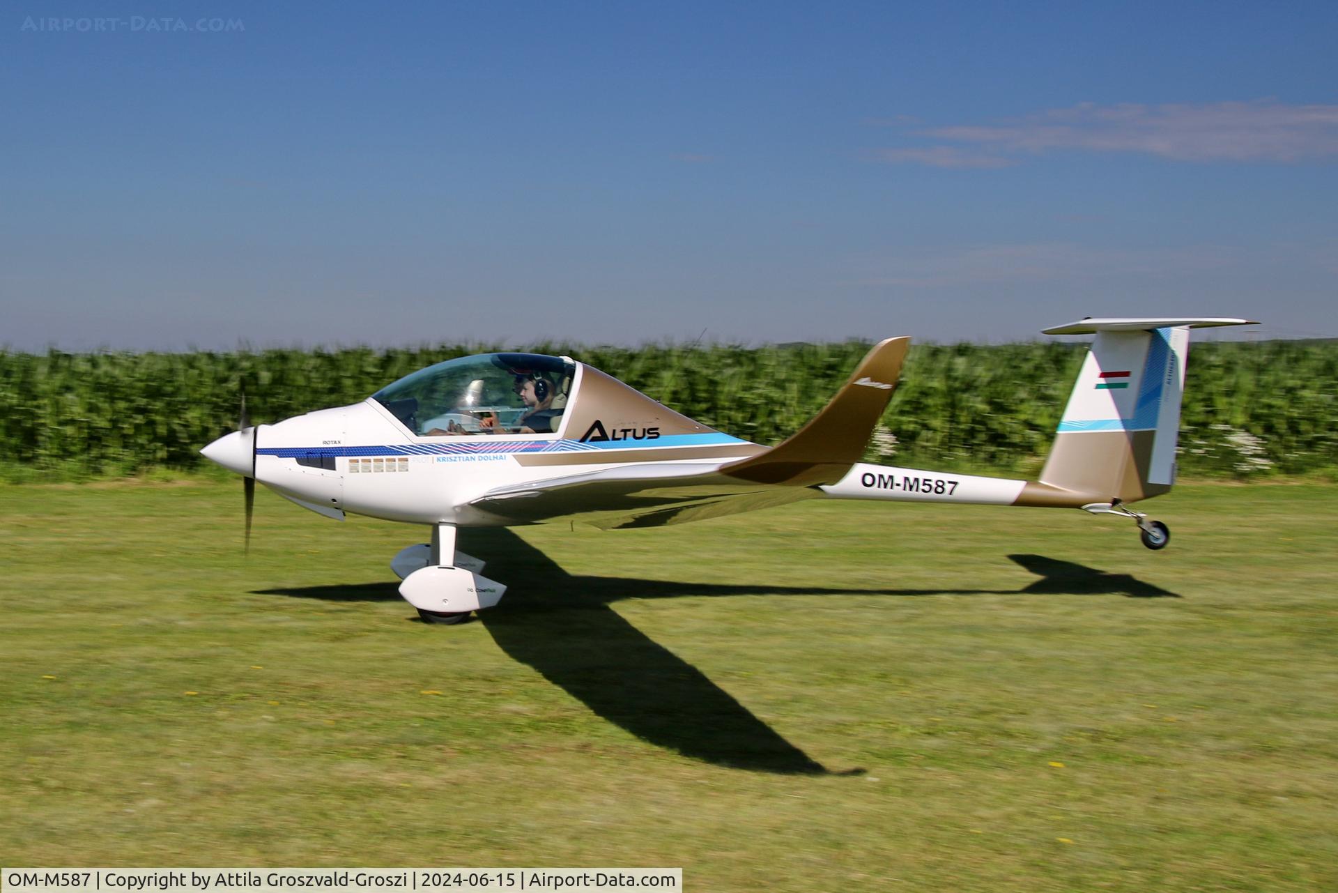 OM-M587, 2023 Altus Aero Altus C/N 002, Becsehely, Mura Airport, Hungary - Mura Cup UL Championship 2024