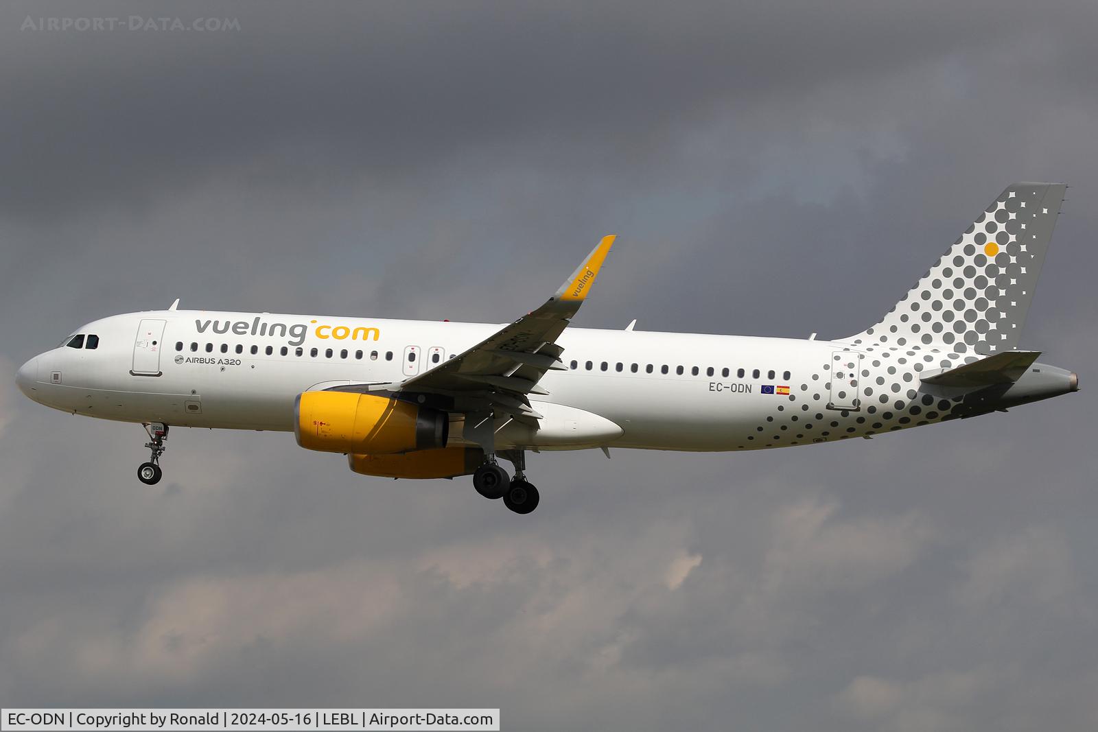 EC-ODN, 2015 Airbus A320-232 C/N 6544, at bcn