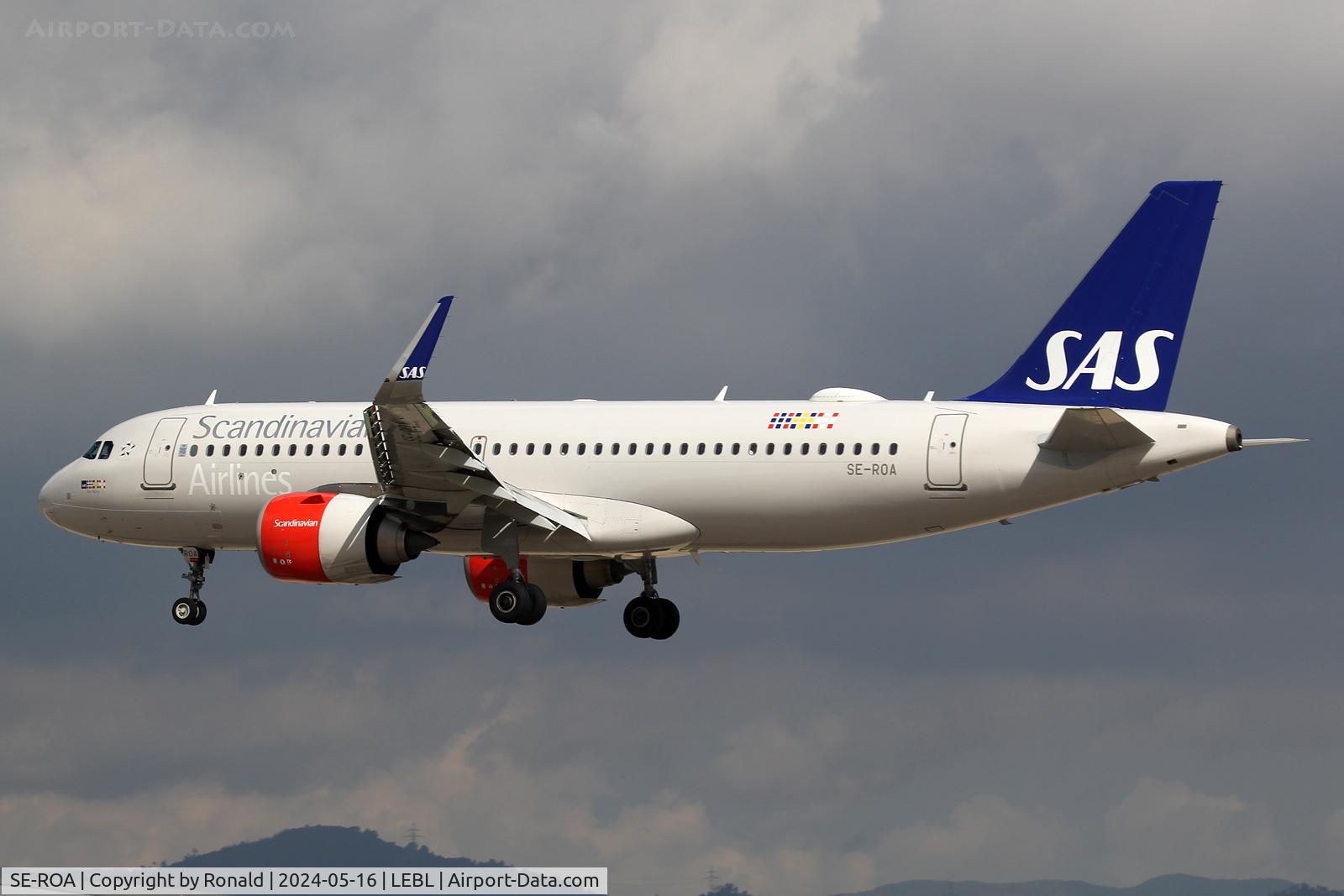 SE-ROA, 2017 Airbus A320-251N C/N 7602, at bcn