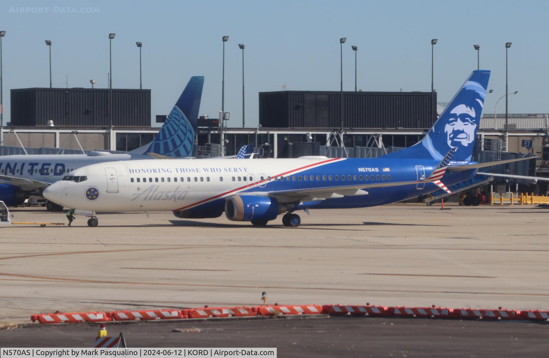 N570AS, 2007 Boeing 737-890 C/N 35185, Boeing 737-890