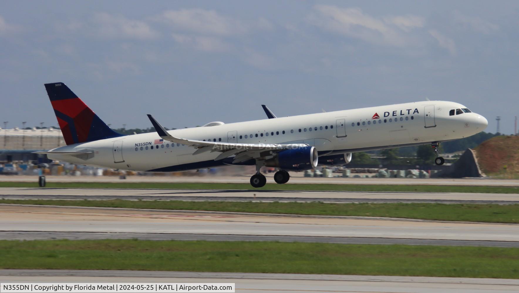 N355DN, 2018 Airbus A321-211 C/N 8359, DAL A321 zx ATL-SLC