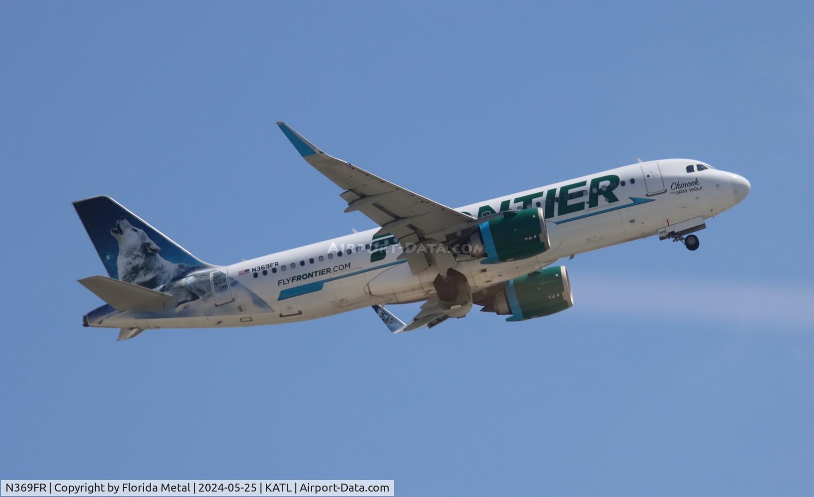 N369FR, 2020 Airbus A320-251N C/N 10031, FFT A32N Chinook zx ATL-CUN/MMUN