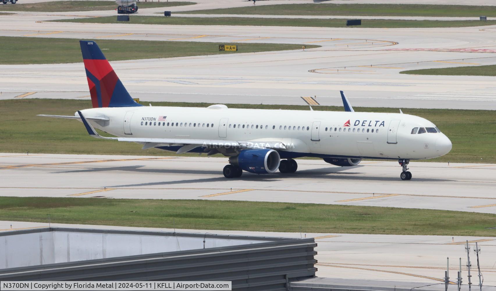 N370DN, 2019 Airbus A321-211 C/N 8765, DAL A321 zx FLL-DTW
