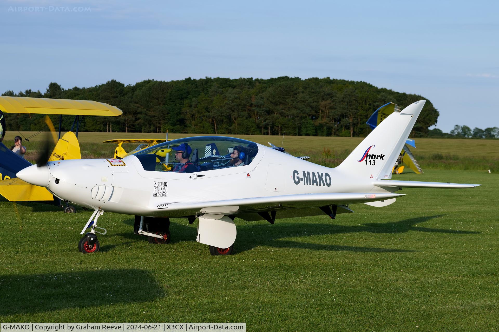 G-MAKO, 2023 TLAC Shark 600 UK C/N 113, Departing from Northrepps.