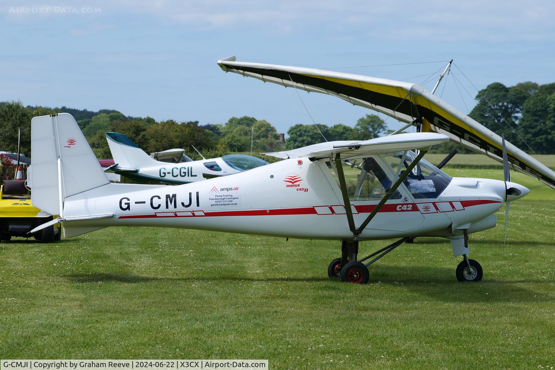 G-CMJI, 2022 Comco Ikarus C42 FB80 Bravo C/N 2111-7664, Parked at Northrepps.