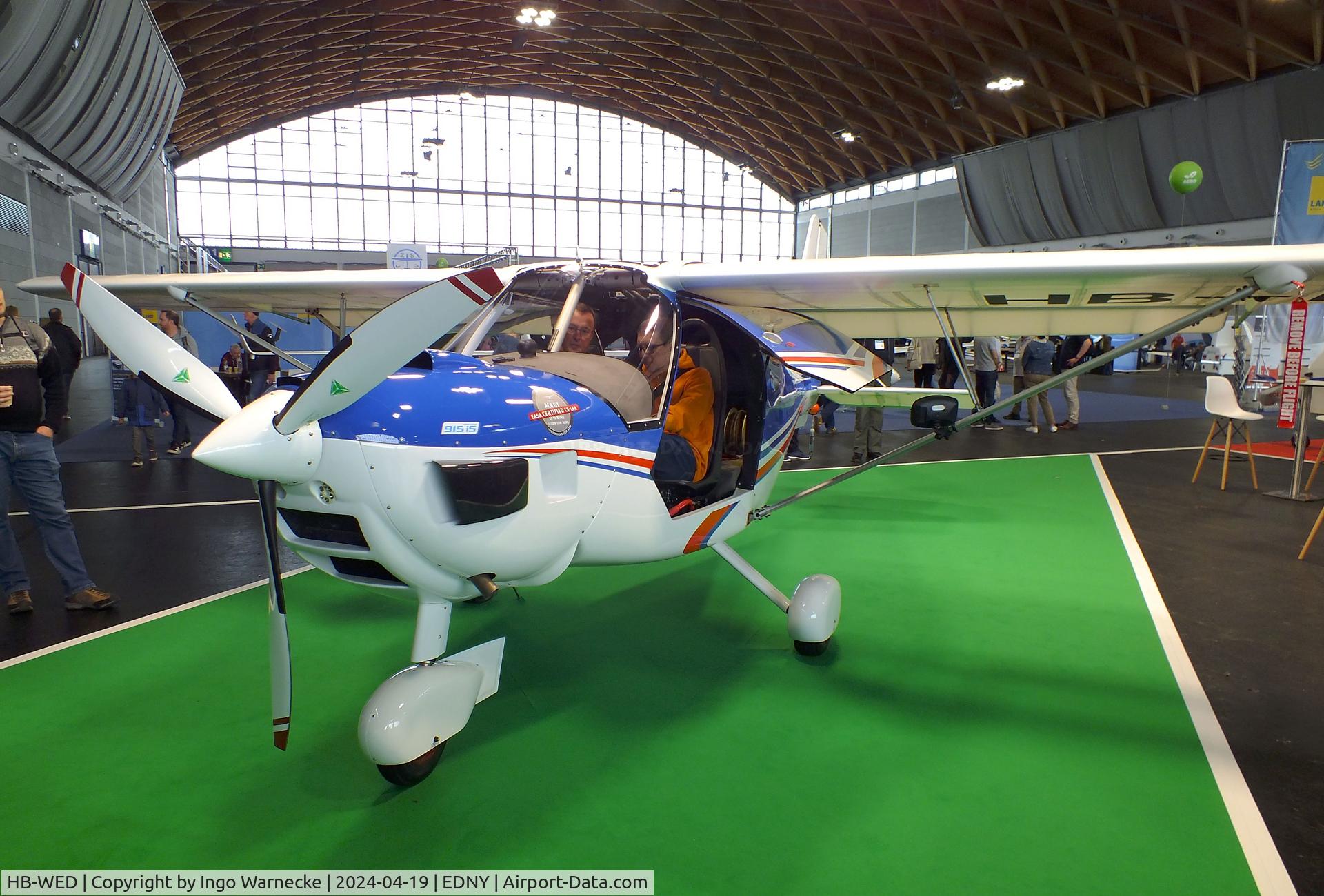 HB-WED, 2018 Light Wing AC4 CS LSA C/N 005, Light Wing AC4 CS-LSA GT with towing gear, Rotax 915 iS - at the AERO 2024, Friedrichshafen
